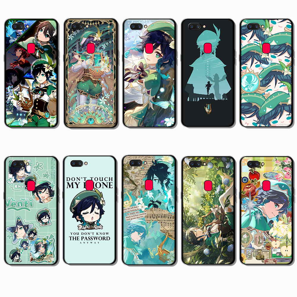 สําหรับ OPPO A1 A1K A3S A5 A5S A7 A8 A9 A11 NF17 Venti ชายแดนสีดําเคสโทรศัพท์TPU | ยืดหยุ่น กันกระแท