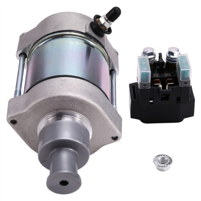 5VY-81890-01-00 Motorcycle Starter Motor&Relay Kit for Yamaha R1 YZFR1 YZF-R1 2004-2008 5VY-81890-0