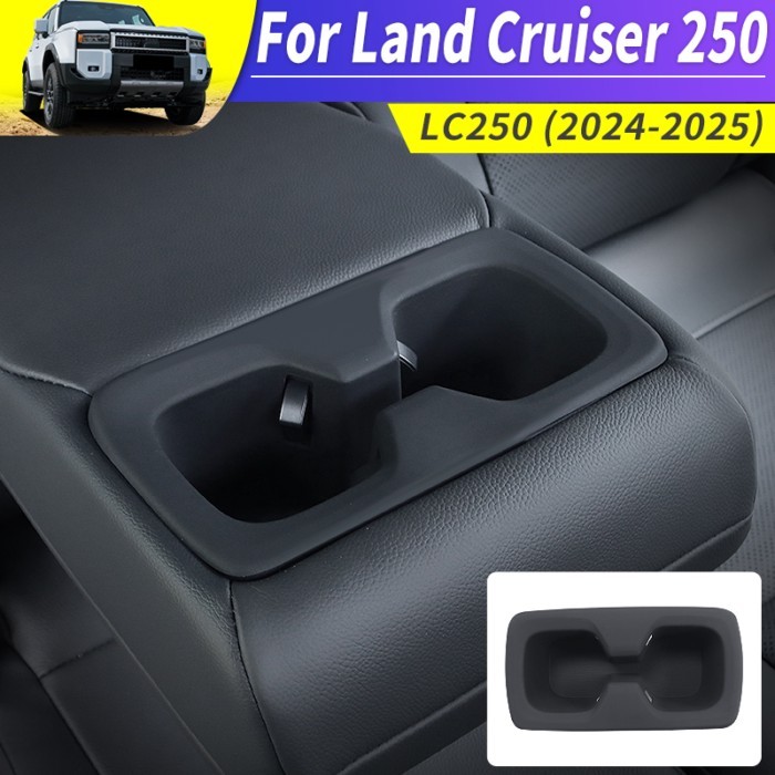 For Toyota Land Cruiser 250 2024 2025 Prado LC250 1958 First Edition Second Row Water Cup Silica ge