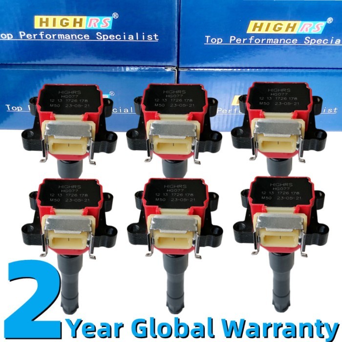 IGNITION COIL FOR BMW 2.5L 3.0L L6 525i 325i 530i 740i E30 E31 E32 E34 E36 E38 M3 PERFORMANCE 12131