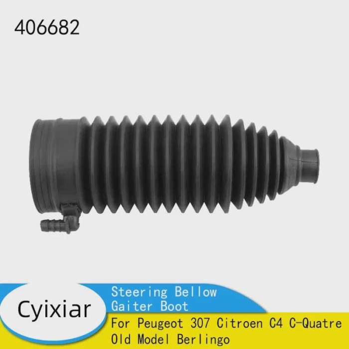 Brand New Steering Bellow Gaiter Rubber Boot with Vent 406682 for Peugeot 307 Citroen C4 C-Quatre O