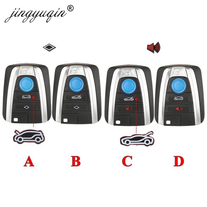 jingyuqin Remote Auto Key Shell For BMW I3 I8 2015 2016 2017 2018 Series Sports Car Key Case Housin