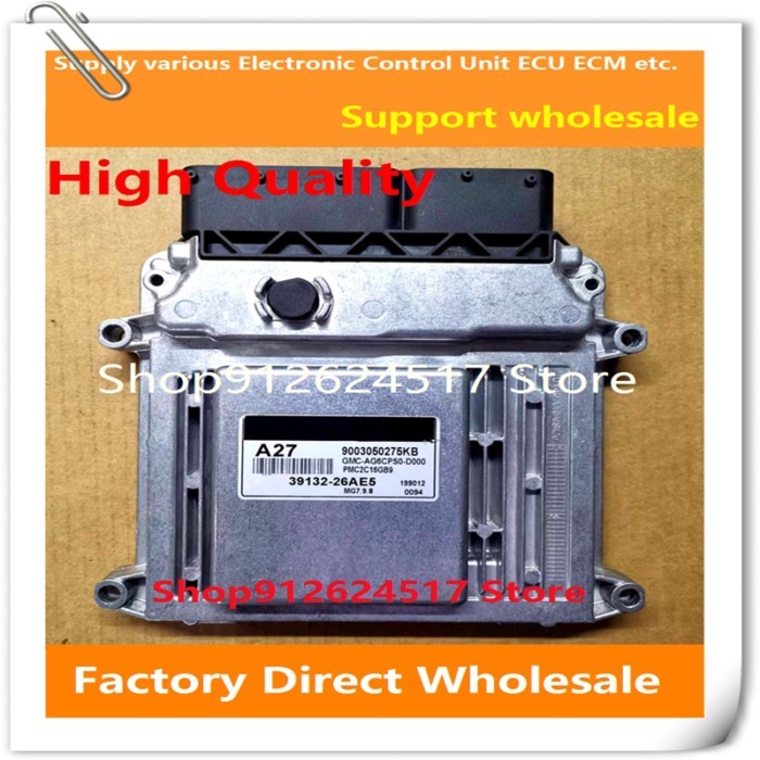39131-26BE6 K73 MG7.9.8 ECU 39123-2B450 0222 Engine Computer Board 39132-26AE5 A27 Compatible For H