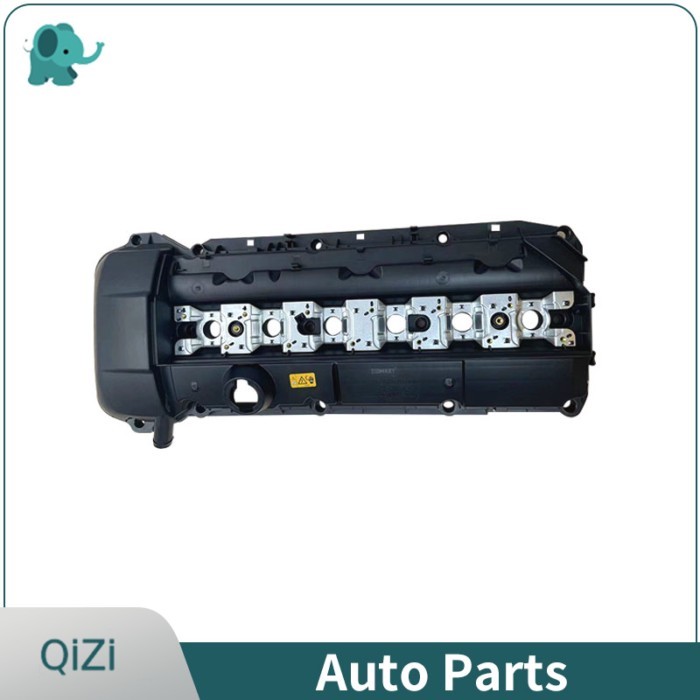 Engine Cylinder Head Valve Cover 11121432928 for BMW M52 M54 E60 E66 3'S Black Plastic