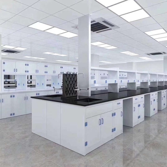 Modern Acid Alkali Resistant Laboratory Furniture PP Center Table For School University Hospital Ch