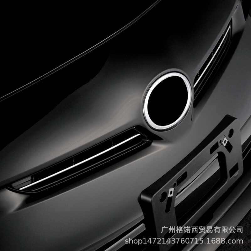 เหมาะสําหรับ PRIUS30 Late โลโก้รถตาข่ายดัดแปลงแถบตกแต่งเฉพาะ PRIUS30 Series ปลายสแตนเลส Trim