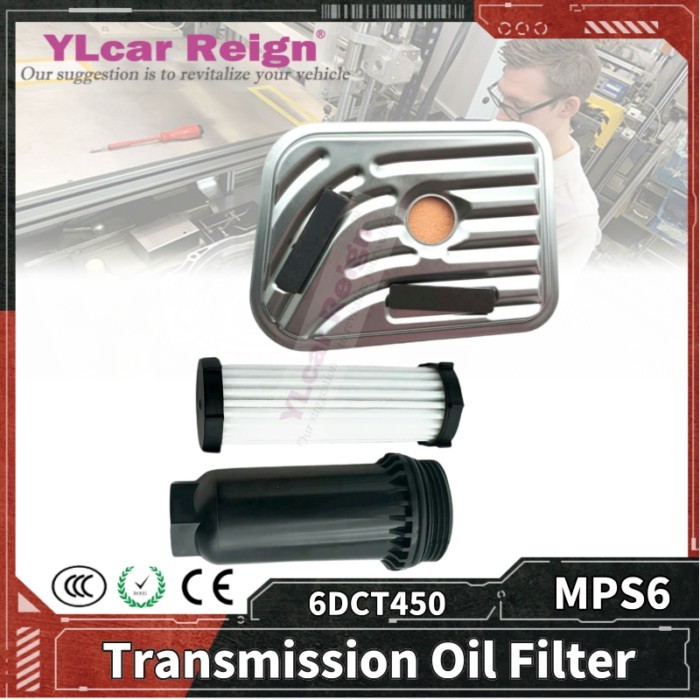 6DCT450 MPS6 6 Speed Dual Clutch Automatic Transmission Gearbox Oil Filter 7M5R-7G186AB 7M5R-7G186A
