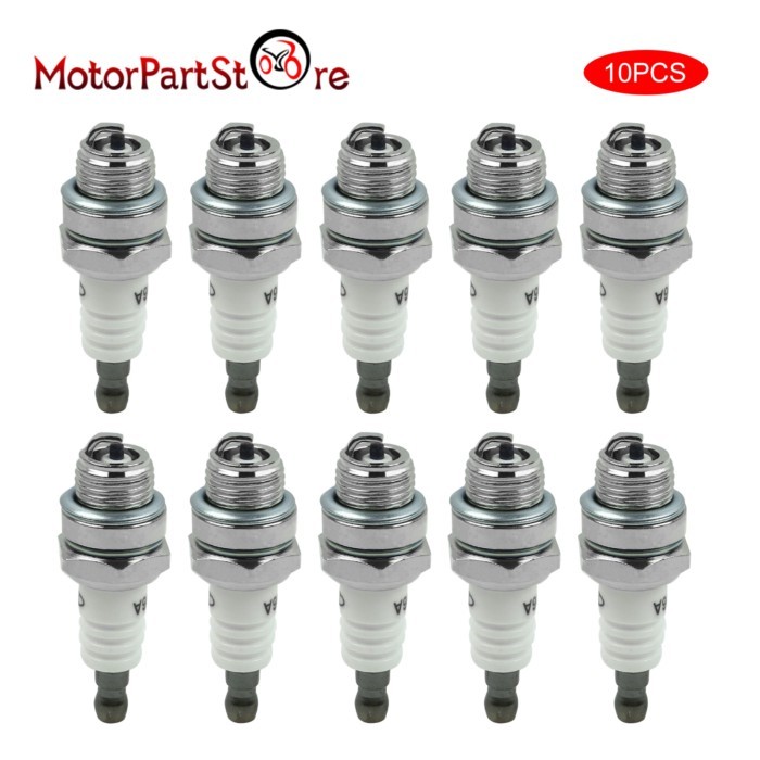 10 Packs BM6A Spark Plug Replaces BM6A 5921 CJ8 843 AM54450 010769 WS8E 7543 L7T BPMR7A RCJ6Y RCJ7Y