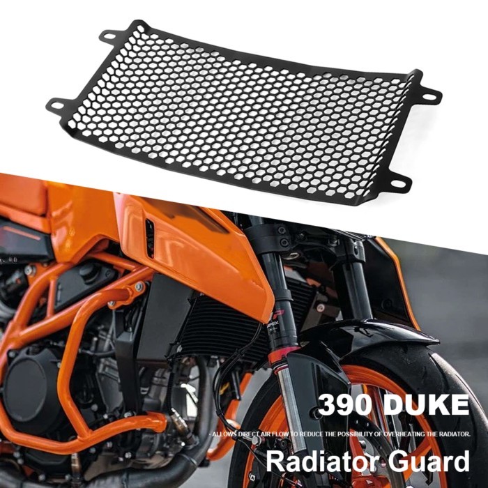390 DUKE New Motorcycle Accessories For 390Duke 390 Duke 390duke 2024 Black Radiator Guard Protecto