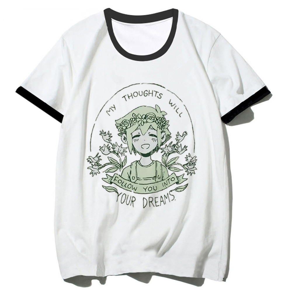 T-Shirt Omori สไตล์ Harajuku ยุค 2000s & 80s สำหรับผู้หญิง กับความสวยงามของ Gothic, Pop Culture, Pun