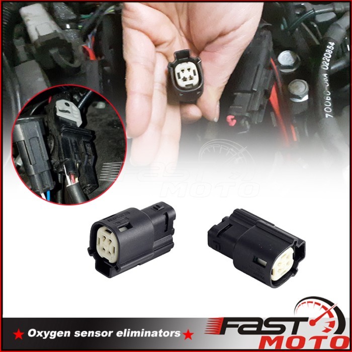 O2 Oxygen Sensor 32700005 32700006 Plugs Eliminator Kit Harness for Harley Dyna FXD Softail Breakou
