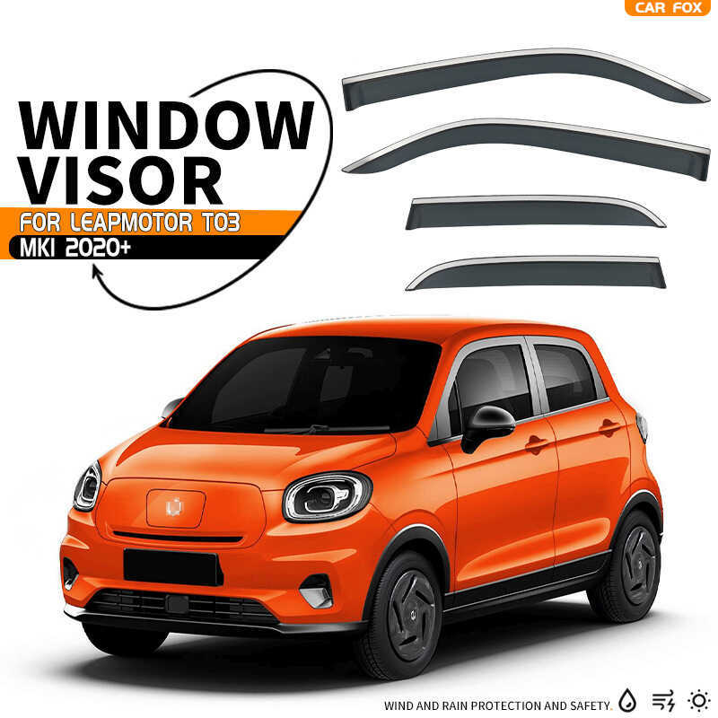 เหมาะสําหรับ Zero Running T03 สปอยเลอร์บังแดดกันฝน Leapmotor T03 ที่บังแดดหน้าต่าง