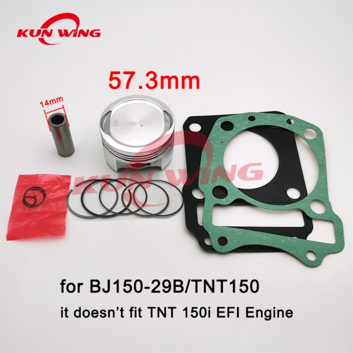 Piston Kit Gasket for Benelli BJ150-29B TNT 150 Carburetor Model Motorcycle Engine Parts