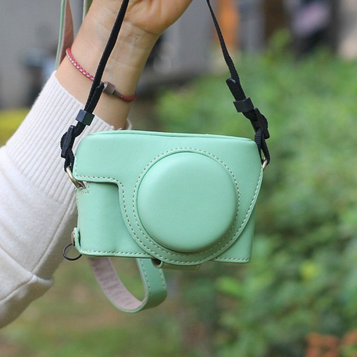 เหมาะสําหรับ Sony ZVE10 ZV1m2 รุ่นที่สอง ZV1F กระเป๋ากล้อง A6300 ซองหนัง A5100A6400NEX6A610