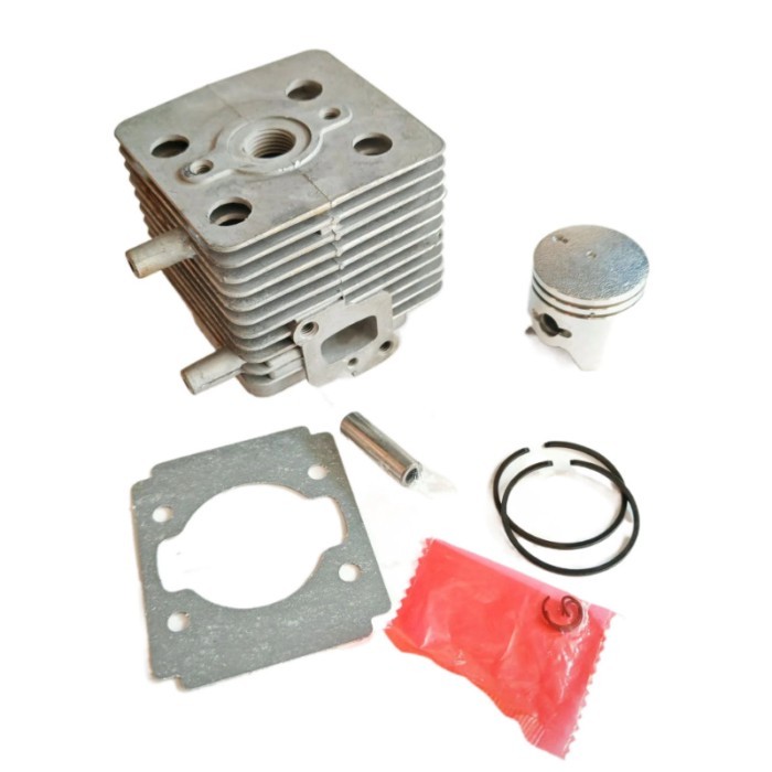 34mm Cylinder Piston Assembly For EB260A EB260 A Garden Tool Snow Blower Air Blower