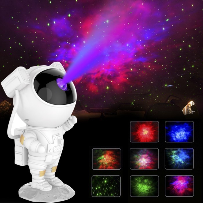 Starry Sky Night Light Car Starry Sky Ceiling Light Luminaires Galaxy Star Projector Astronaut Lamp