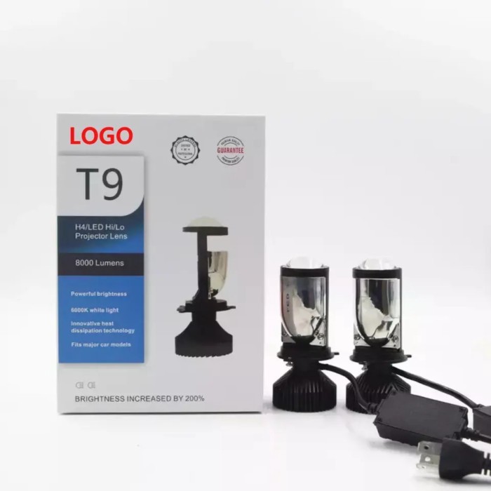 Car led light high power T9 Y6 Y8 Y9 H4 car lighting accessories 6000K 60W led headlight bulb