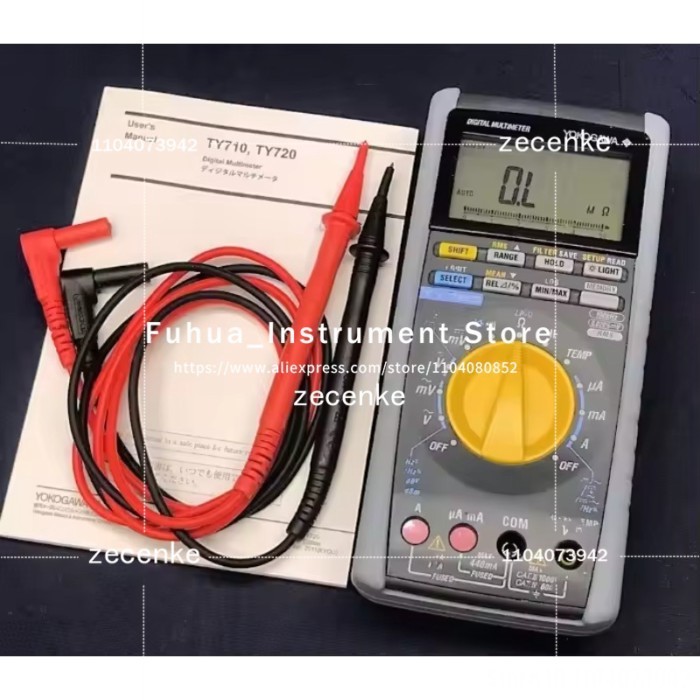 Original New Yokogawa TY720 Digital Multimeter Measures and Displays Both DC and AC Items