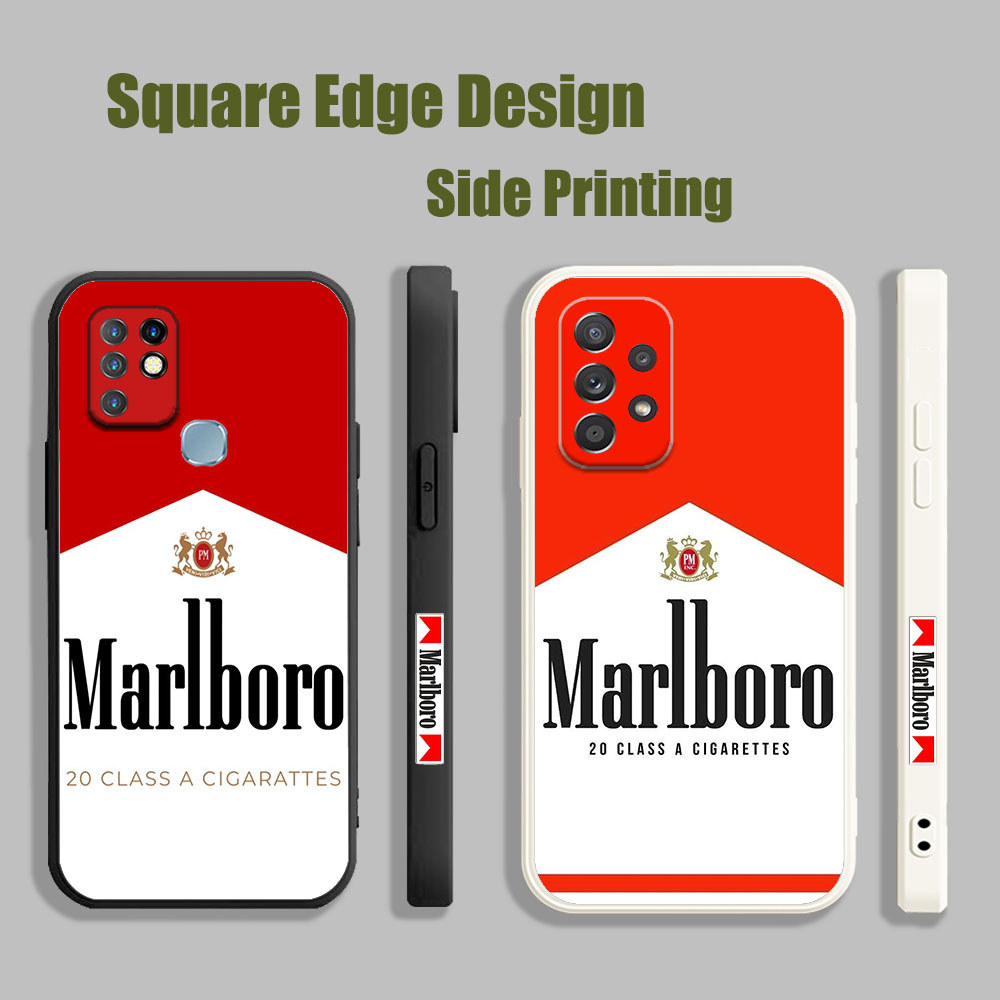 สําหรับ Vivo Y91/Y93/Y91i/Y95 Y91C Y15A Y15S Y53 V11i Z3i S1 V21e Y76 Malboro โลโก้รูปแบบ JGL76 เคสโ