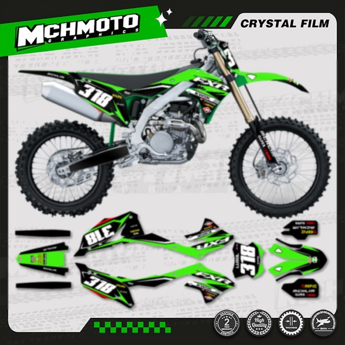 MCHMFG For KAWASAKI KXF250 KX250 2021 2022 2023 2024 KXF450 KX450 2019-2023 Custom Motorcycle Graph