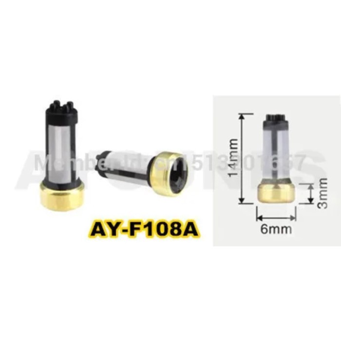 500pcs high quanlity fuel injector basket micro filter MD619962 For jeep car  (14*3*6mm,AY-F108A)