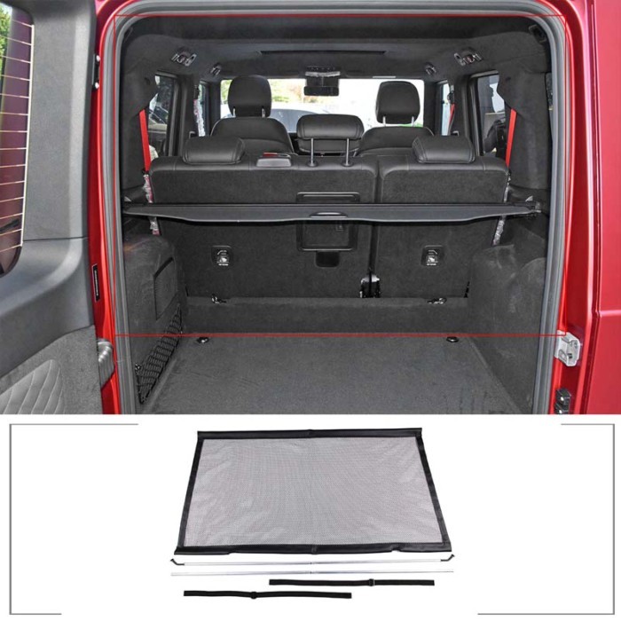For Benz-G Class W464 W463A W463 Polyester Luggage Trunk Net G350 G400 G500 G63 G65 Interior Middle