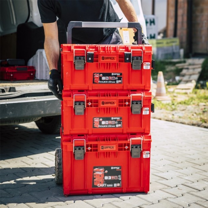 Qbrick Combination Toolbox Durable Stacked Toolbox Multi-function Large Capacity Outdoor Tools Orga