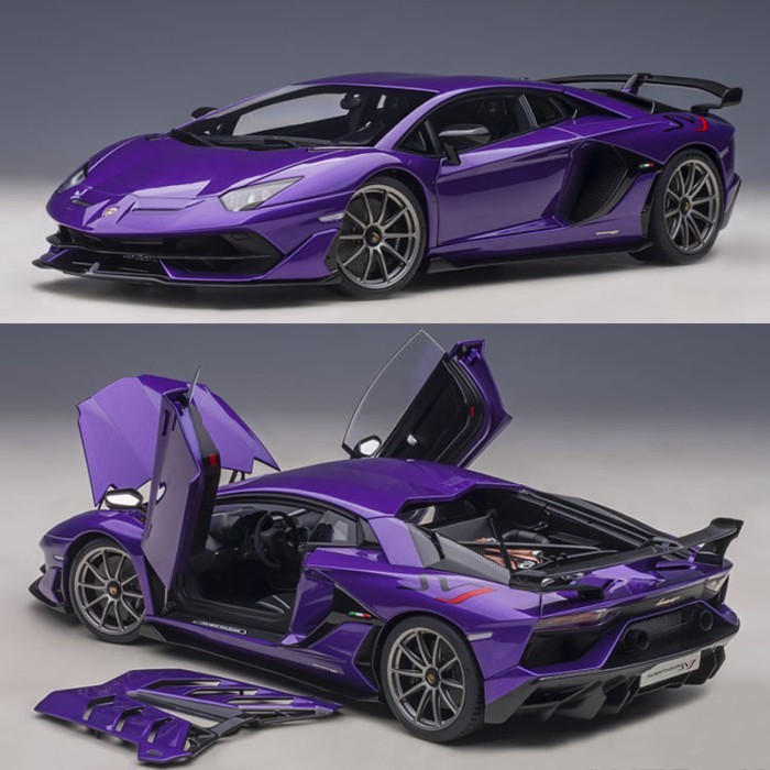 โมเดลรถ Autoart Autoart1: 18 โมเดลรถ Lamborghini Aventador SVJ