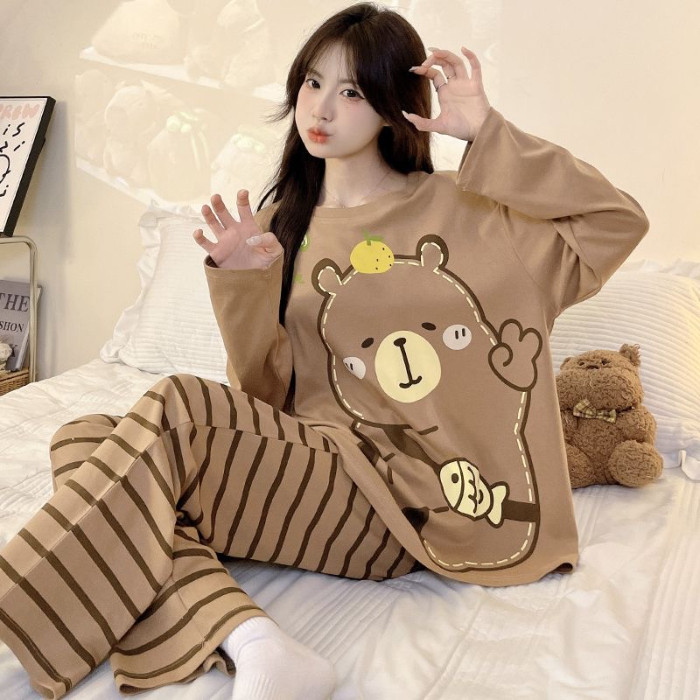 ชุดพักผ่อนเด็กแขนยาวรอบคอ เหมาะสำหรับเด็กชายและเด็กหญิง Eid Mubarak