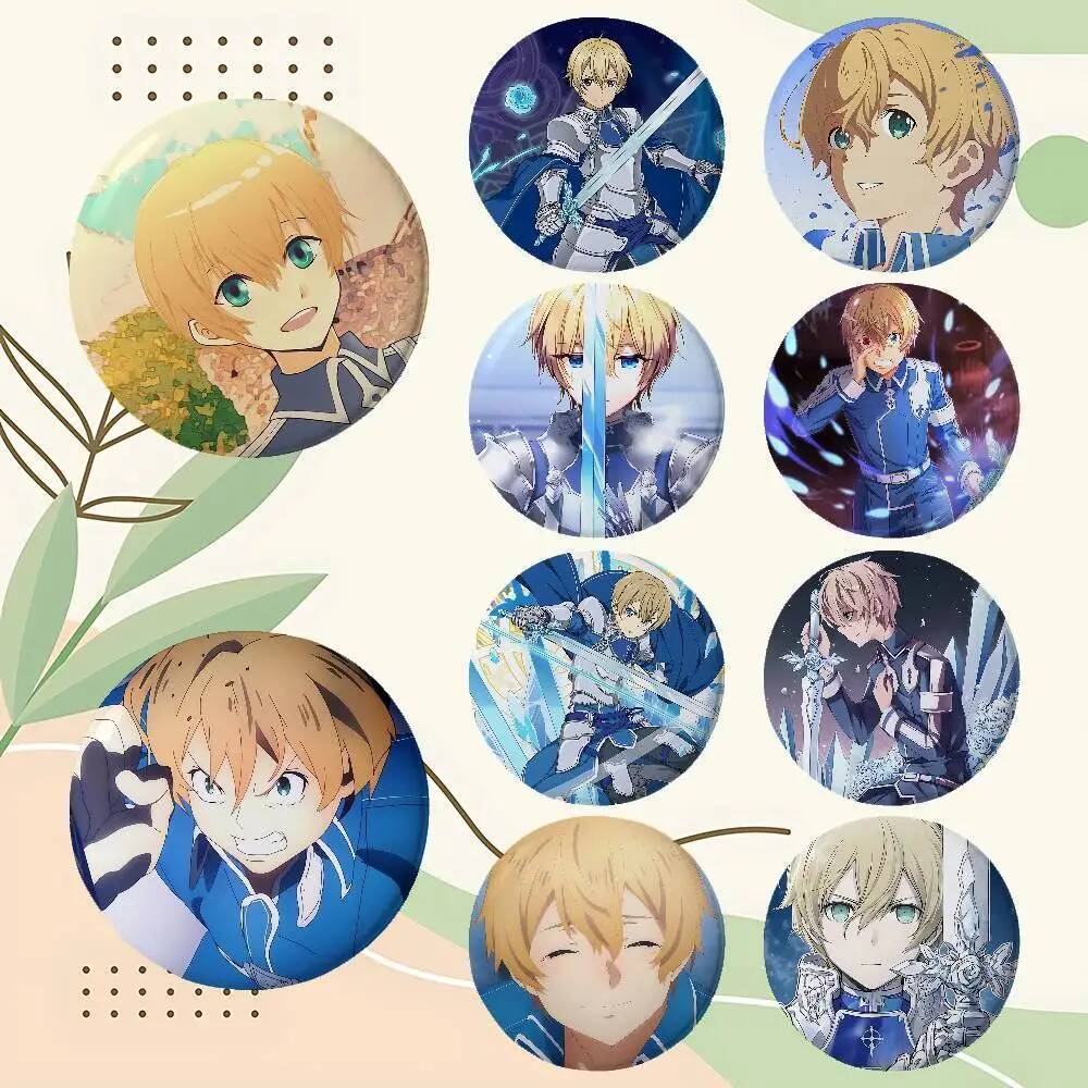 เข็มกลัดอะนิเมะ Eugeo สไตล์_pins_สำหรับกระเป๋า อุปกรณ์เสริมและของขวัญ
