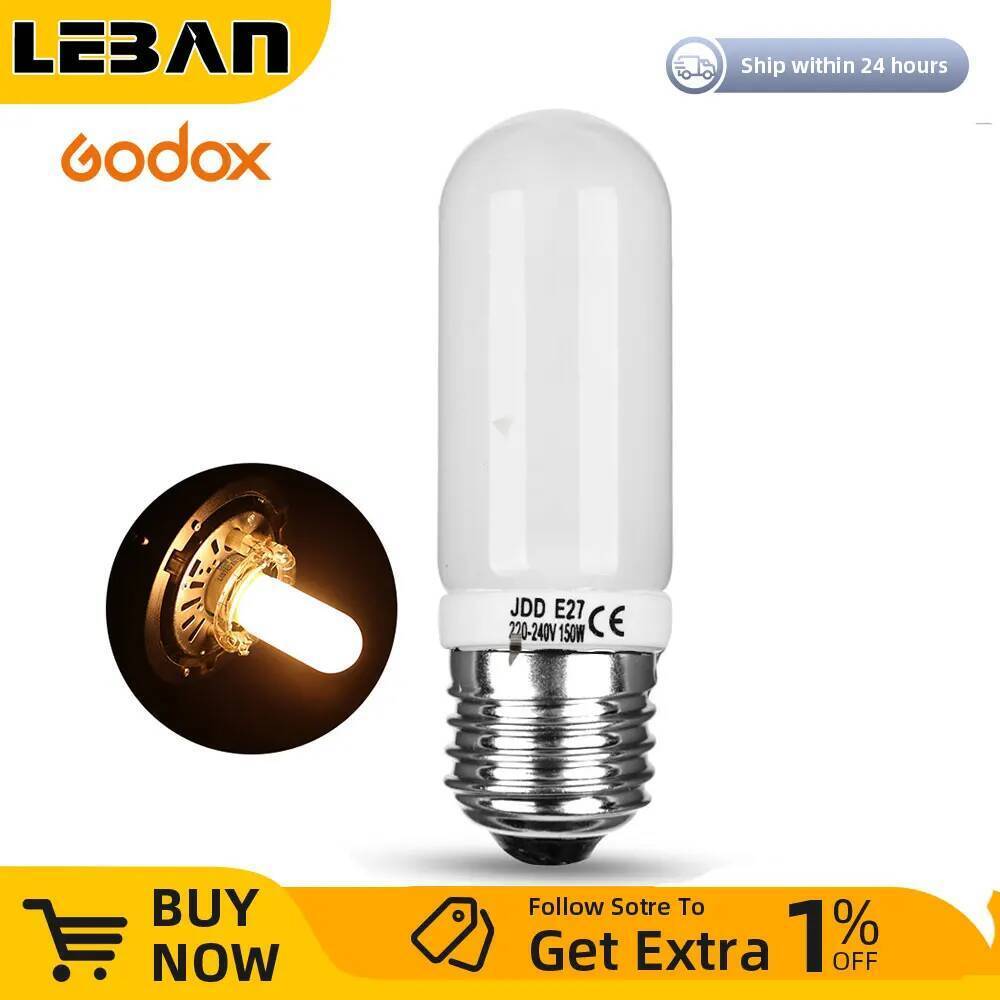 Godox 150W E27 Pro Studio Strobe แฟลชการสร้างแบบจําลองโคมไฟหลอดไฟ DE300 DE400 SK300 SK400 DP600 QT60