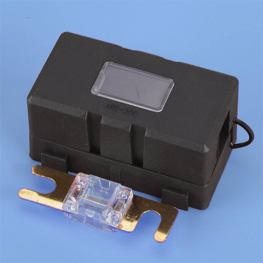 Car Fuse Holder Block & 80A Fuse Kit Circuit Protection Dustproof