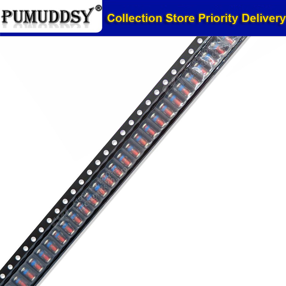 20PCS Zener ไดโอด ZM 3V 3V3 3V9 4V7 5V1 7V5 8V2 10V 12V 15V 16V 18V 20V 24V LL41 SMD Zener ไดโอดแพคเ