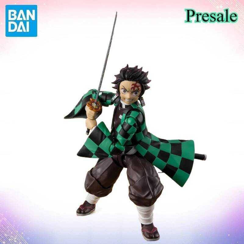 Presale original bandai sh figuarts shf Demon Slayer Tanjiro kamado Final Battle Action Figures Ani