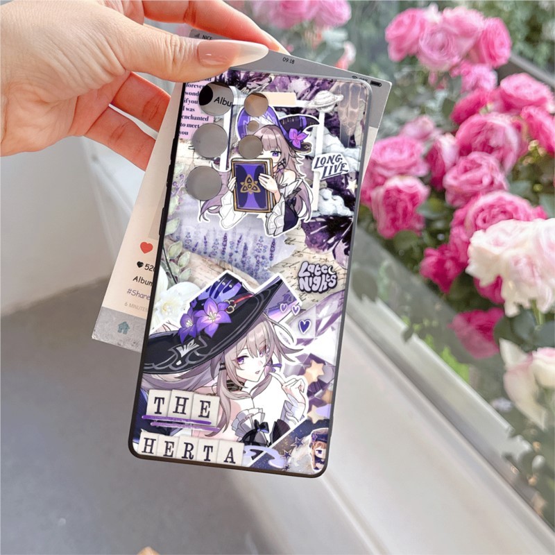 สําหรับ Vivo IQOO Z9 Z10 Z10X Z9X Turbo 13 + Neo 9 10 9S Pro V70 Z7X V30 Y100 Y03 Y03T 5G TH1 เคสโทรศัพท์แบบนุ่ม Honkai : Star Rail The Herta - รูปที่ 3