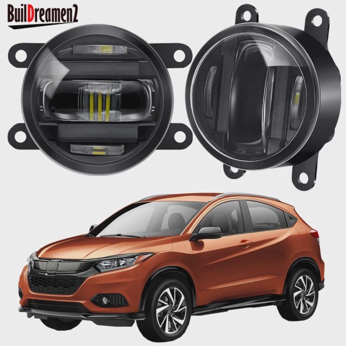 2IN1 60W H11 LED Fog Light with DRL Design Aluminum Car Front Bumper Fog Daytime Running Lamp For H