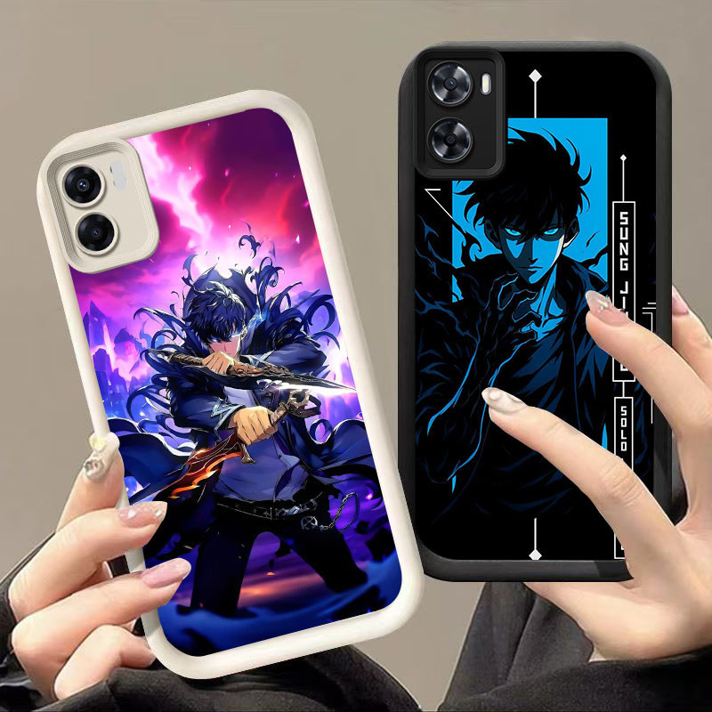 HW-1 อะนิเมะ SOLO Leveling ปลอกซิลิโคนกันกระแทกสําหรับ OPPO A57s A57 A76 A57e A96 A77 A36 A77s 4G