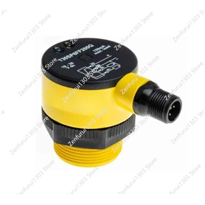 T30SP6FF200Q photoelectric sensor cylindrical reflection detection range of 200mm output type  bran