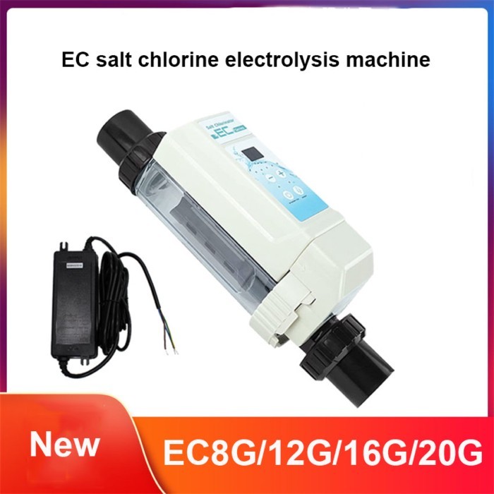 EC8/EC12/EC16/EC20 SPA Chlorine Generator Electrolyzer Swimming Pool Salt Chlorinator Machine Gener