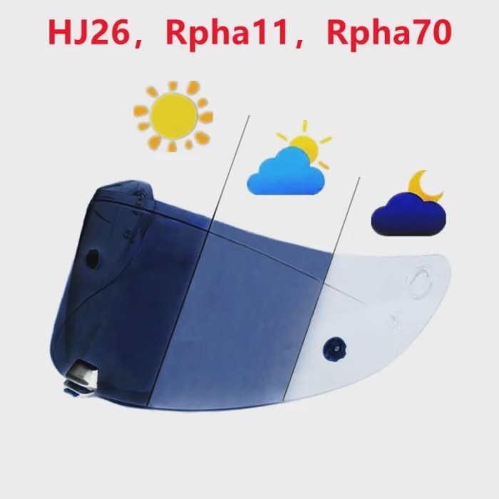Photochromic Visor for HJC RPHA 70 RPHA 11 Motorcycle Helmet HJC HJ-26 Full Face Helmet Lens Cascos