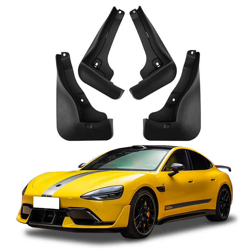 ทุ่มเทให้กับบังโคลนโคลน Xiaomi Su7 Ultra ยางสีดําโคลน Fps