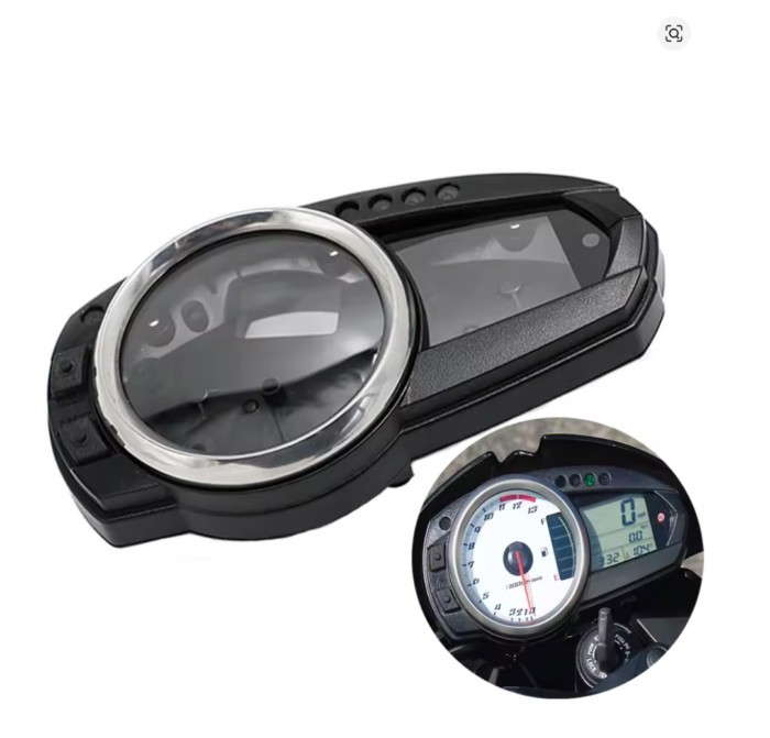 Speedometer odometer instrument housing case tacometer gauge cover for kawasaki z750 z1000 2007 -20