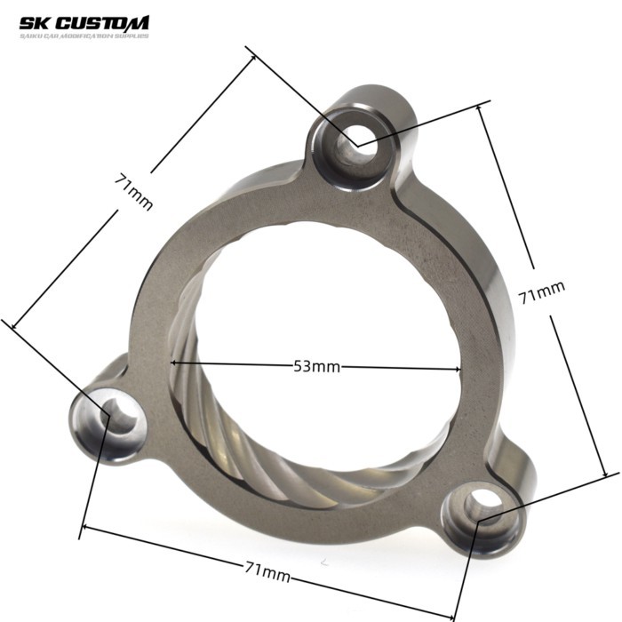 Throttle Body Spacer For BMW 1 2 3Series X1 X2 F48 F39 F20 F52 B32 B38 Engine Al Alloy Throttle Vor