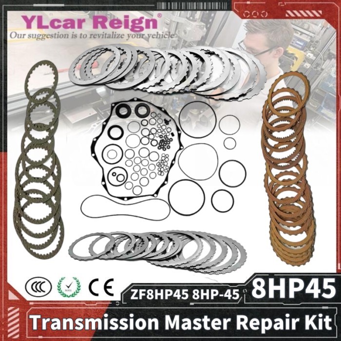 8HP45 ZF8HP45 8HP-45 845TE Automatic Transmission Master Overhaul Rebuild Repair Kit Friction Plate
