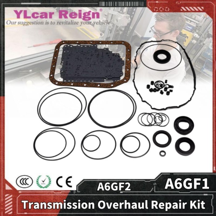 A6GF1 A6GF2 Automatic Transmission Gearbox Overhaul Rebuild Repair Kit Seals Gasket Fit O-rings for