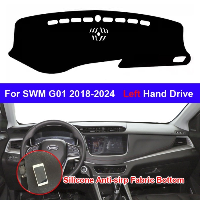 Silicone Non-Slip Car Auto Dashboard Cover For SWM G01 2018-2022 2023 2024 ﻿LHD Dash Mat Carpet Cus