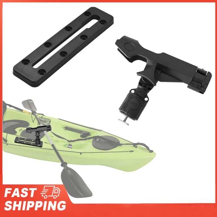 Fishing Rod Holder Adjustable Fishing Pole Holder with Plastic Kayak Rail Kayak Mount Track