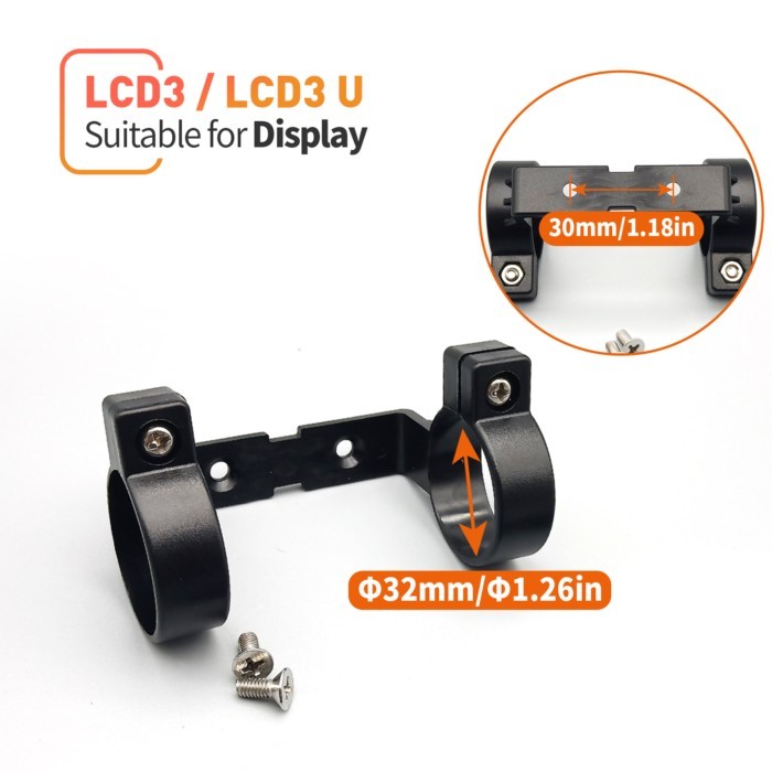 E-Bike Display Stand Mounting Parts for KT-LCD3/LCD8H/LCD8S Display Bracket Electric Bicycle Displa