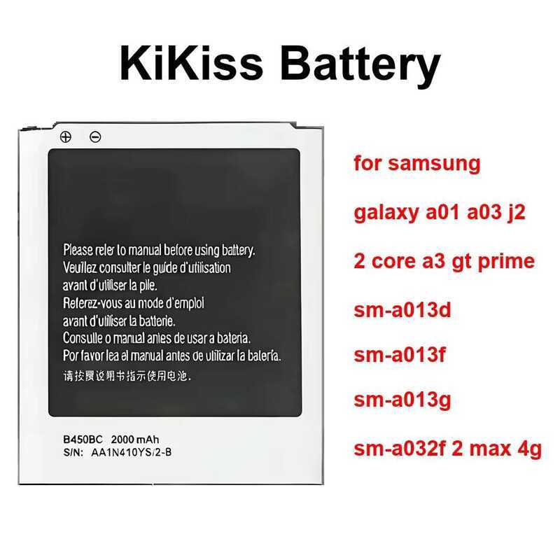 Battery For Samsung Galaxy A01 A03 J2 2 Core A3 GT Prime SM-A013d SM-A013f SM-A013g SM-A032f Max 4G 