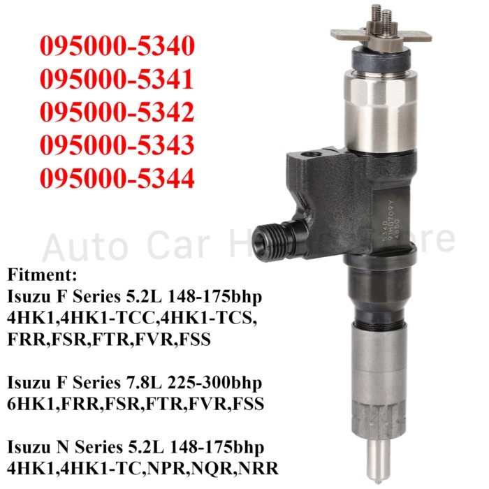 095000-5344 New Diesel Fuel Injector Nozzle For Denso ISUZU F Series 7.8L 6HK1 N Series 5.2L 4HK1 E